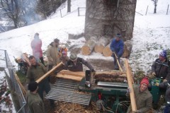 Holzspalten 2005